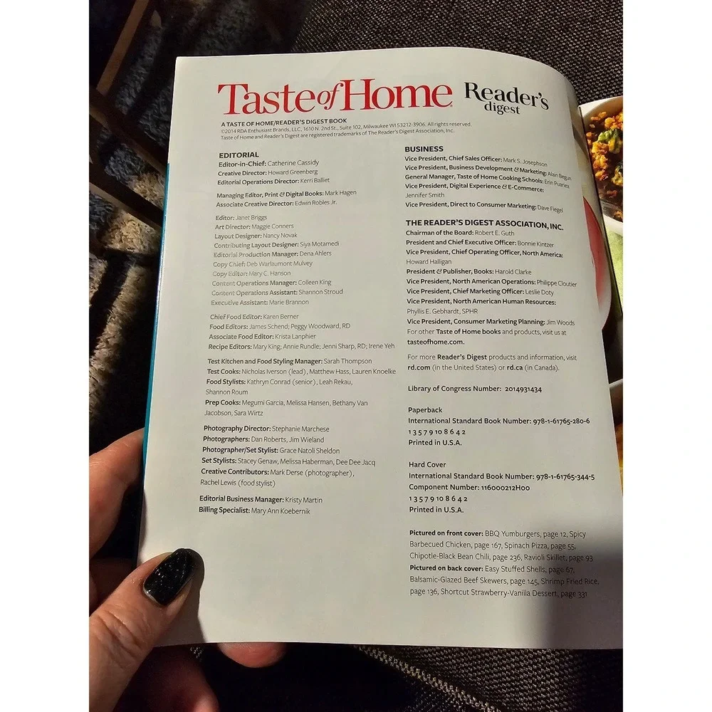 Taste of Home Easy Weeknight Dinners cookbook
